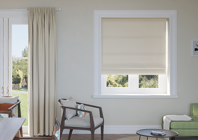 Erin, Natural - Twist&Fit Roman Blind - Image 3